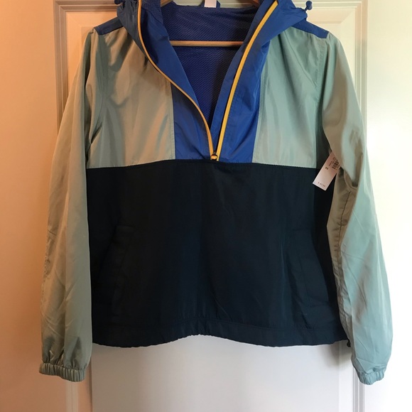 NWT Old Navy color block 1/2 zip jacket - Picture 2 of 5